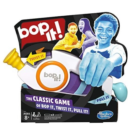 Hasbro Gaming- Bop It Gioco elettronico per Bambini dagli 8 Anni in su, Colore Nylon/A, WDDE6393