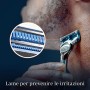 King C. Gillette Lamette per Rasoio per il Collo da Uomo + 3 Lamette di Ricambio Ottime per Ridurre le Irritazioni