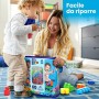 Mega- Sacca Ecologica Blocchi da Costruzione, Giocattolo per Bambini 1+ Anni, Multicolore, 60 Pezzi, DCH55