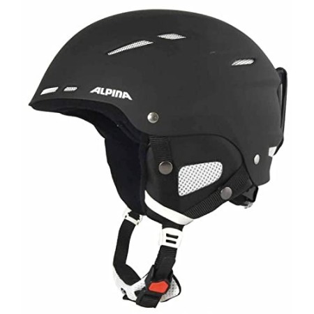 ALPINA Biom, Casco da Sci. Unisex-Adulto, Nero Opaco, 54-58 cm