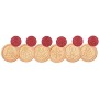 Tescoma 630114 Delicia Timbro per Biscotti 6 Decori Natalizi, Plastica, Rosso, 1 Pezzo