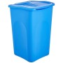 Stefanplast Pattumiera, Blu Capri, cm 37x37x56h