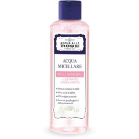Acqua alle Rose Acqua Micellare Struccante, Detergente Viso Pelli Delicate, 200 ml