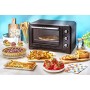 Moulinex OX4448 Optimo Forno Elettrico con Capacità  di 19 L, Potenza 1380 W, Nero 71x117x81cm