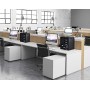 HAN 1450-11, Cassettiera System-Box, design attrattivo ed innovativo con 5 cassetti chiusi, grigio chiaro