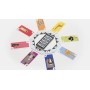 Helvetiq- Kariba-Gioco da Tavolo, Colore Rosa, Azzurro, Viola, Rosso e Arancione, 1