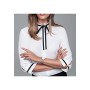 Daniel Wellington Petite Sterling Orologio Donna, 28mm, in Maglia, Argento
