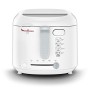 Moulinex AF2031 Friggitrice, Uno, Capacità di 1 Kg per 4 persone, Capacità olio 1,8 L, Bianco
