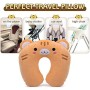 Cuscino da Viaggio per Bambini H HOMEWINS Cuscino Cervicale Ultra Morbido Cuscino Cervicale Animali per Dolori Cervicali Sonno p