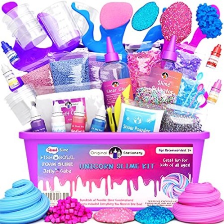 Original Stationery Kit Completo per Slime Unicorno – Laboratorio Slime per Bambine (Tutto Incluso) – Fabbrica dello Slime p
