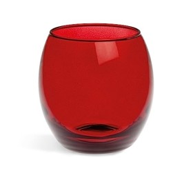 Excelsa Corinto Set 6 Bicchieri Acqua, Rosso, 6 unità
