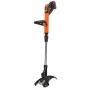 BLACK+DECKER STC1840EPC-QW Tagliabordi PowerCommand a Batteria Litio 18V-4.0Ah, Taglio 30cm