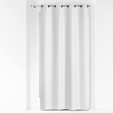 Douceur D'Intérieur - 1603527, Tenda Con Occhielli , 140 X 280 Cm , Essentiel , Poliestere Unito , Bianco