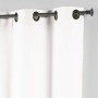 Douceur D'Intérieur - 1603527, Tenda Con Occhielli , 140 X 280 Cm , Essentiel , Poliestere Unito , Bianco