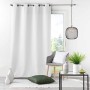 Douceur D'Intérieur - 1603527, Tenda Con Occhielli , 140 X 280 Cm , Essentiel , Poliestere Unito , Bianco
