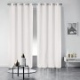 Douceur D'Intérieur - 1603527, Tenda Con Occhielli , 140 X 280 Cm , Essentiel , Poliestere Unito , Bianco