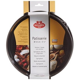 Ballarini Patisserie Tortiera Antiaderente, Alluminio, Grigio, 24 cm