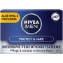 Nivea Men, crema idratante Protect & Care, nutre la pelle con aloe vera e pantenolo e la protegge dalla secchezza, 50 ml (etiche