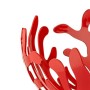 Alessi Fruttiera Mediterraneo , Acciaio Colorato Rosso