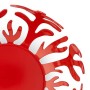 Alessi ESI01/25 R Mediterraneo Fruttiera, Acciaio Colorato con Resina Epossidica, Rosso